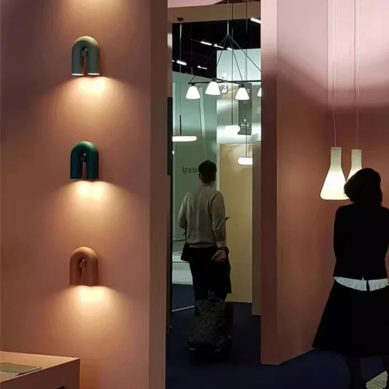 Modern U-Shaped LED Wall Lamp – Minimalist Italian Wall Sconce