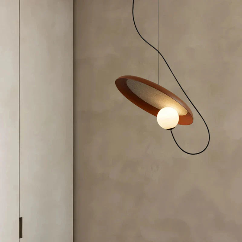 Modern Sculptural Pendant Light – Artistic Loop Design Hanging Lamp