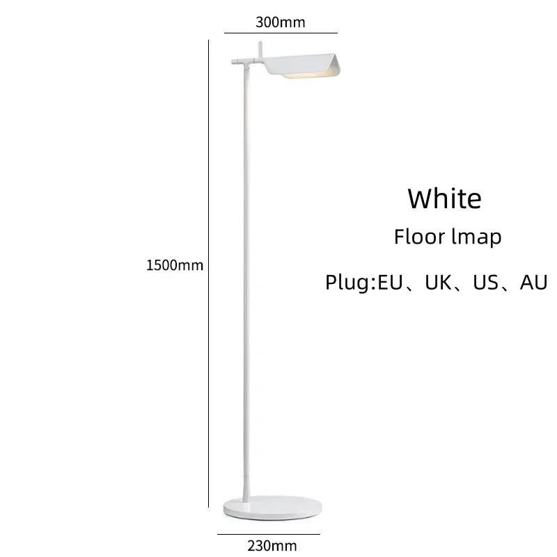Modern Minimalist Floor Lamp Nordic Designer Model Room Floor Light Living Room Bedroom Bedside Reading LED Desk Lamp