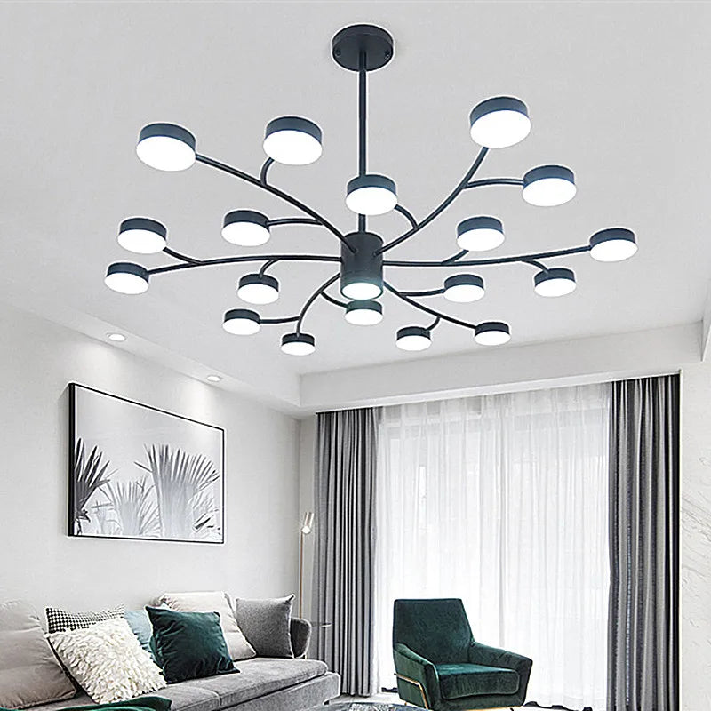 Modern Tree Branch LED Chandelier – Contemporary Ceiling Light Fixture