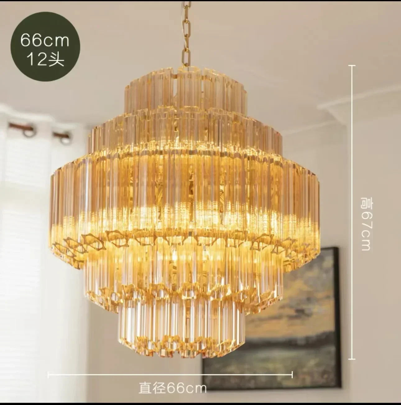 Modern Living Room Luxury Glass Crystal Pendant Lamp Bedroom Restaurant Hotel Villa Designer Hig-hend Chandelier Decor Lighting