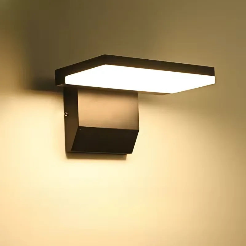 18W Motion Sensor Rotatable Outdoor Wall Lamp Waterproof Garden Courtyard Balcony Corridor Porch Light Villa Hotel Night Light
