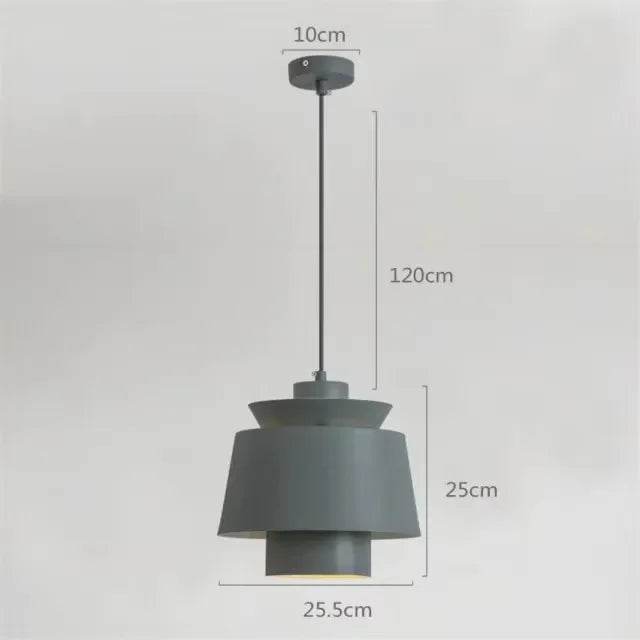 Macaron Nordic Pendant Light – Modern Minimalist Hanging Lamp