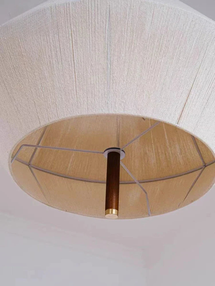 Modern Fabric Pendant Light – Minimalist Linen Ceiling Lamp