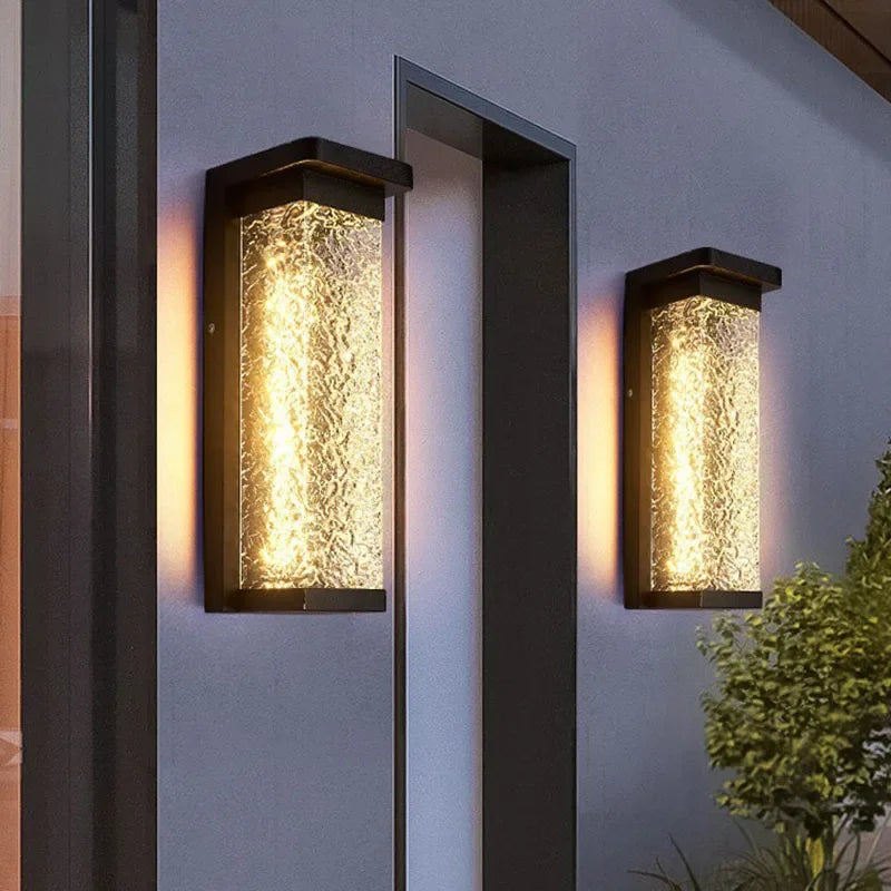 Modern Outdoor LED Wall Light – IP65 Waterproof Stainless Steel Porch Lamp