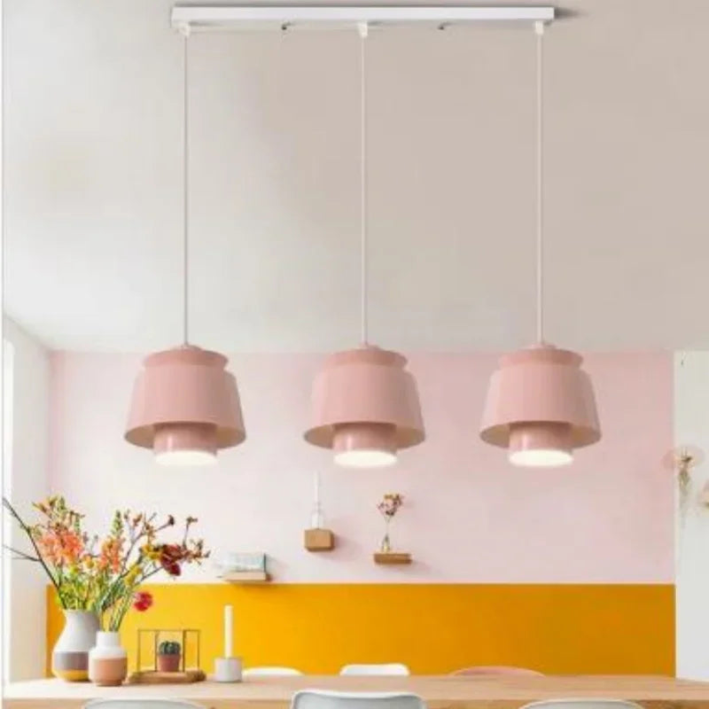 Macaron Nordic Pendant Light – Modern Minimalist Hanging Lamp