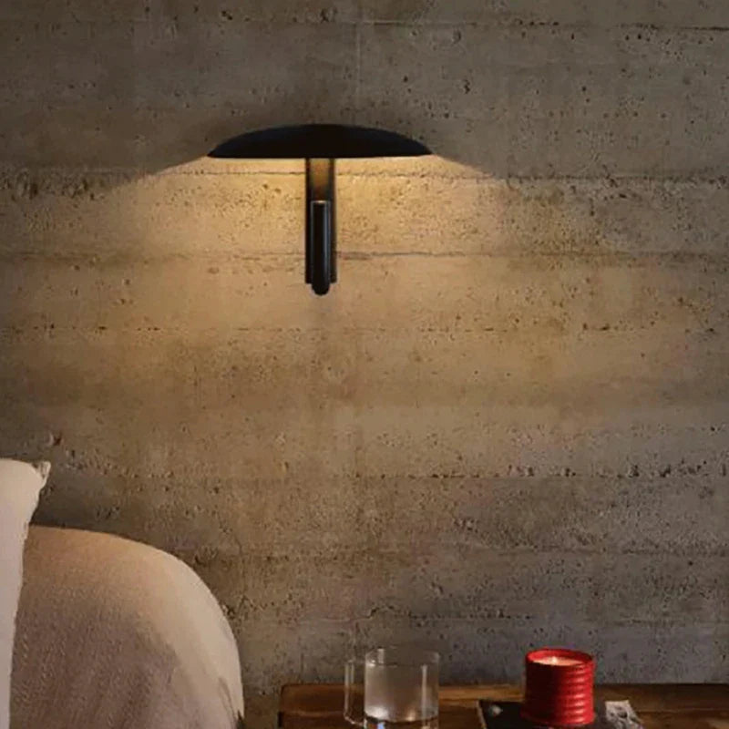 Modern Bedside Wall Lamp with Reading Light – Dual LED Wall Sconce