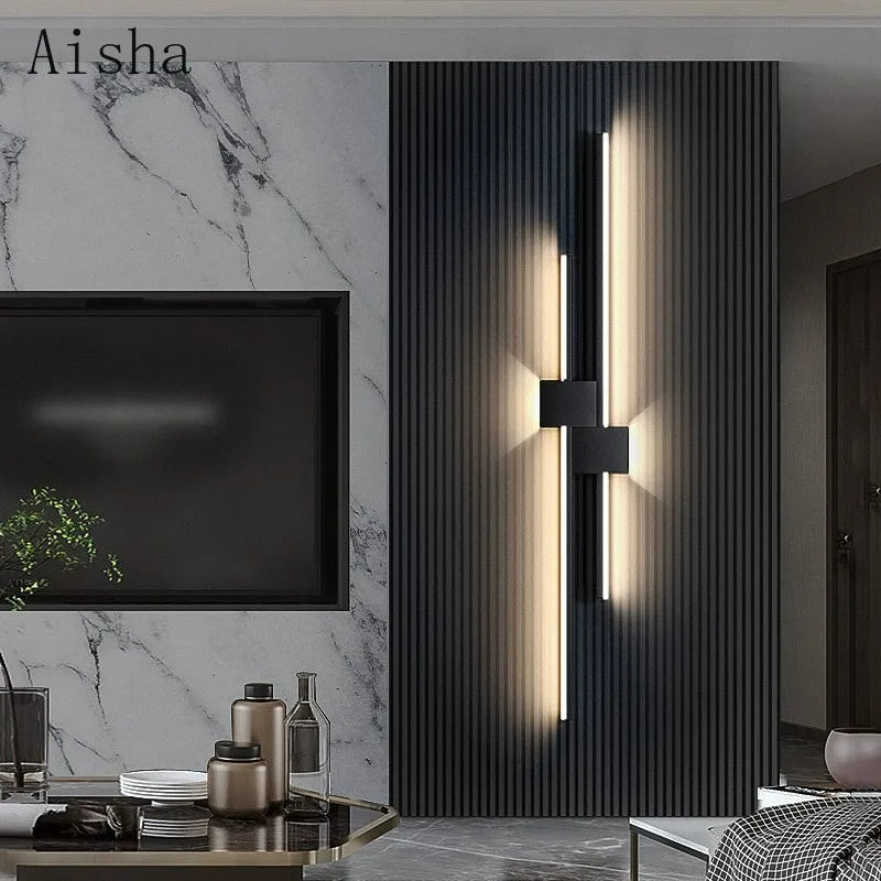 Modern Vertical LED Wall Light – Minimalist Linear Wall Sconce