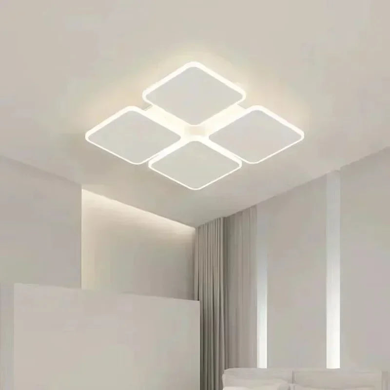Nordic Minimalist Cream Style LED Ceiling Lamp Restaurant Bedroom Kitchen Island Chandelier Modern Home Decor Lighting Fixture