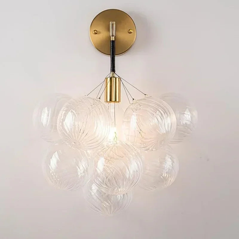 Modern French Creative Glass Chandelier Living Room Restaurant Bedroom Villa Kitchen Luxury LED Pendant Lamp Art Decor Lighting