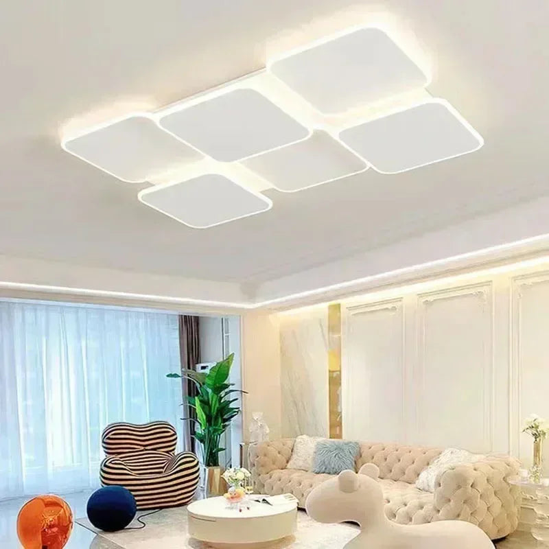 Nordic Minimalist Cream Style LED Ceiling Lamp Restaurant Bedroom Kitchen Island Chandelier Modern Home Decor Lighting Fixture