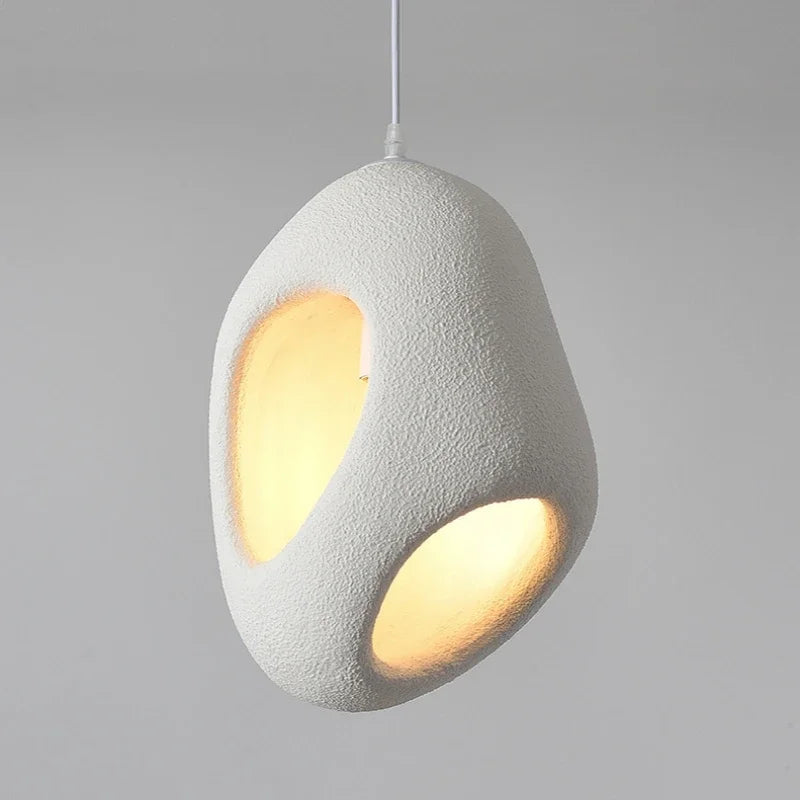 Hollow Out Design Wabi-sabi Led Restaurant Pendant Chandelier for Lving Dining Room Home Decor Bedside Suspension Lamp Fixtures