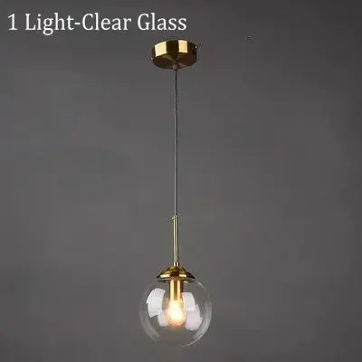 Modern 3-Light Glass Pendant Lamp – Adjustable Kitchen Island Hanging Light (E27)