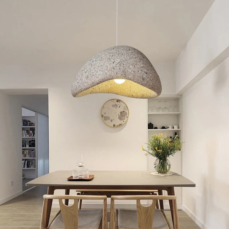Wabi-Sabi Pendant Light – Nordic Minimalist Hanging Lamp