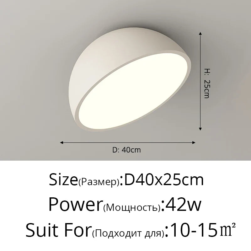 Walnut LED Ceiling Light Retro Full Spectrum Eye Protection Bedroom Lamp Entrance Foyer Corridor Lighting Fixture New Chandelier