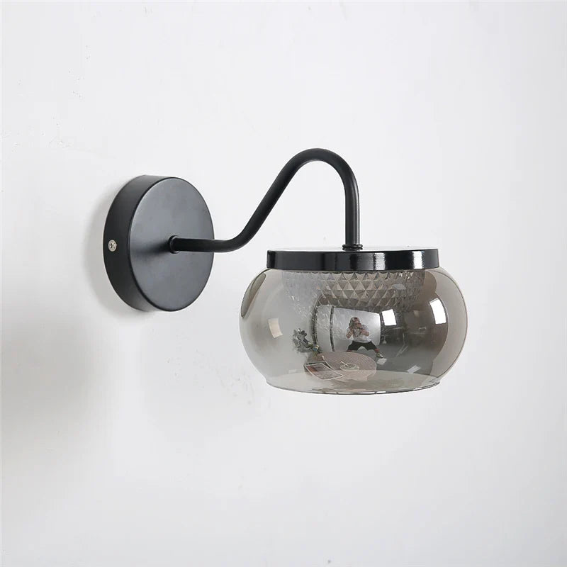New Design Wall Lamp Living Room Eye Protection Lamps Modern Simple Atmosphere Lights Minimalist Bedroom Bedside Light Fixtures