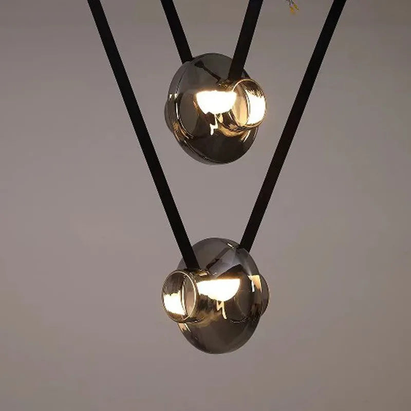 Italian Designer Glass Pendant Light – Modern Luxury LED Hanging Lamp