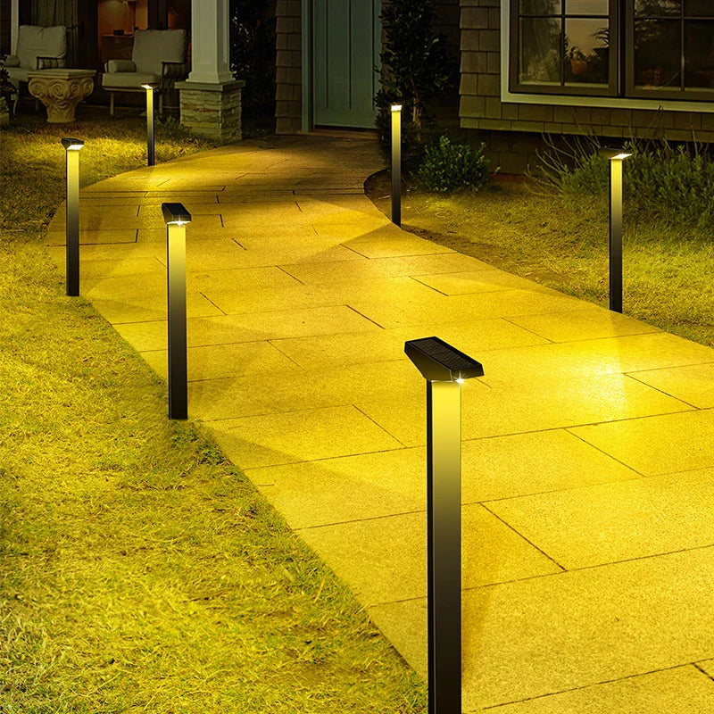 Modern Solar Garden Path Lights – Waterproof LED Outdoor Lawn Lamps