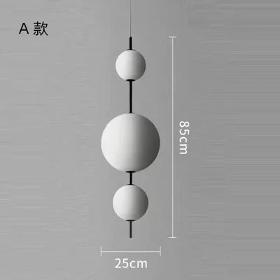 Modern Minimalist Hanging Ball Pendant Light – Multi Sphere Ceiling Lamp