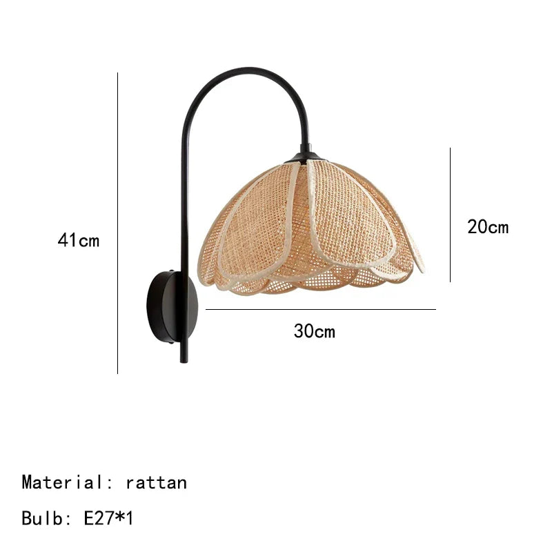 Modern Rattan Pendant Light Set – 3 & Single Hanging Ceiling Lamps