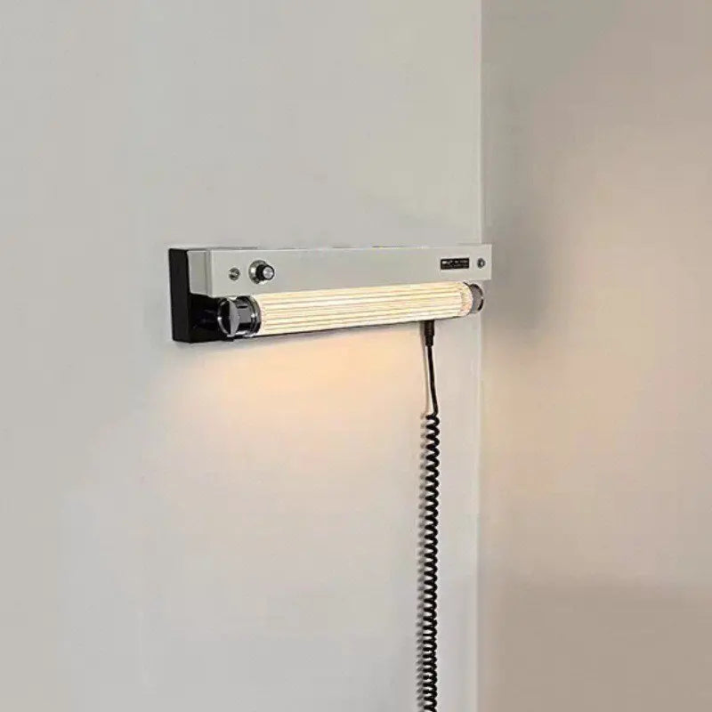 American Vintage Art Wall Lamps Modern Bedroom Dining Living Room Lighting Fixtures Adjustable Brightness No Wiring Wall Lights