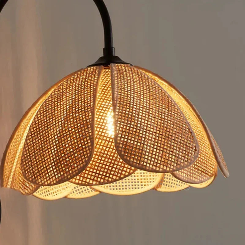 Modern Rattan Pendant Light Set – 3 & Single Hanging Ceiling Lamps