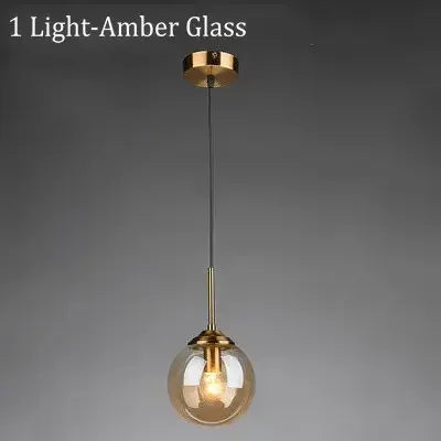 Modern 3-Light Glass Pendant Lamp – Adjustable Kitchen Island Hanging Light (E27)