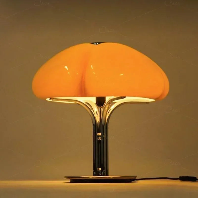 Nordic Creative Pumpkin LED Desk Lamp Bedroom Bedhead Study Middle Bauhaus Retro Luxury Designer Living Room Atmosphere Light