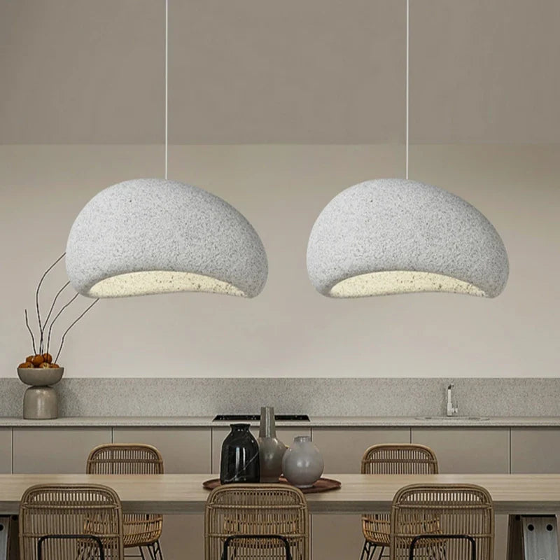 Wabi-Sabi Pendant Light – Nordic Minimalist Hanging Lamp