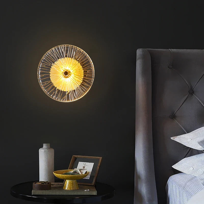 LED Glass Wall Mounted Light