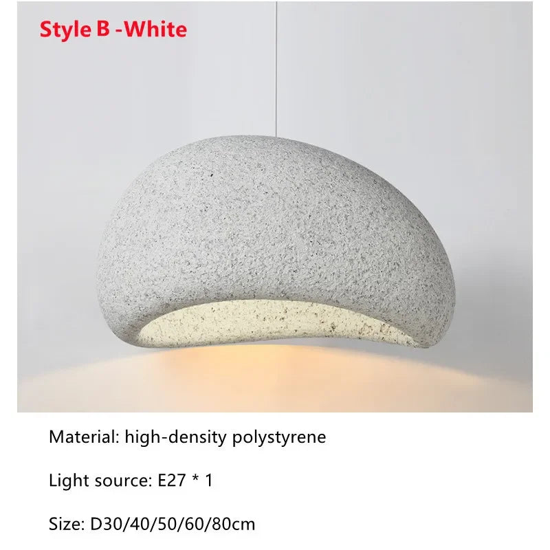 Wabi-Sabi Pendant Light – Nordic Minimalist Hanging Lamp