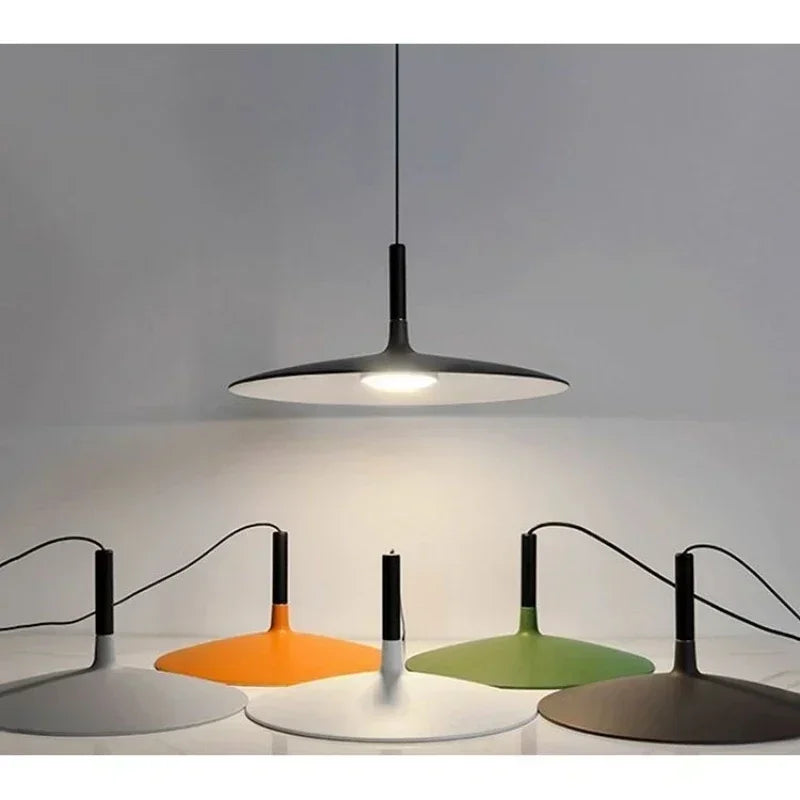 Modern UFO Pendant Light LED – Nordic Industrial Designer Lamp for Dining Room, Kitchen & Bar