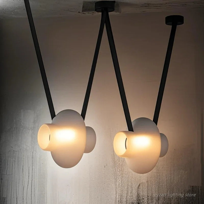 Italian Designer Glass Pendant Light – Modern Luxury LED Hanging Lamp