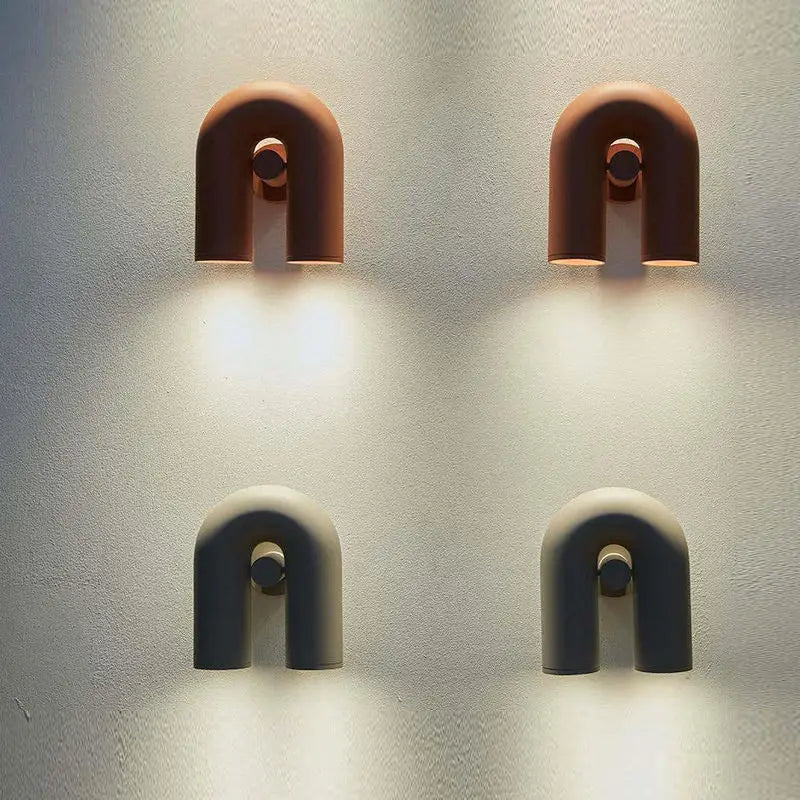 Modern U-Shaped LED Wall Lamp – Minimalist Italian Wall Sconce