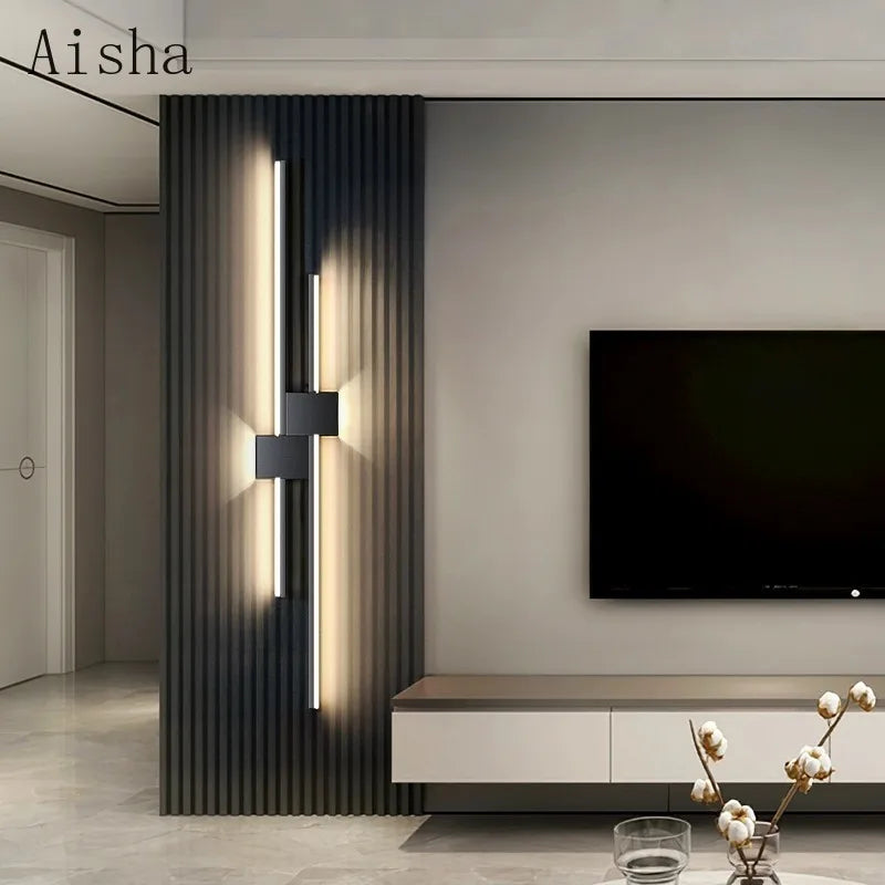 Modern Vertical LED Wall Light – Minimalist Linear Wall Sconce