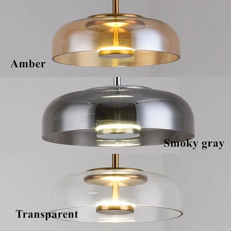 Luxury Glass Pendant Light – Modern Nordic Hanging Lamp for Dining & Kitchen