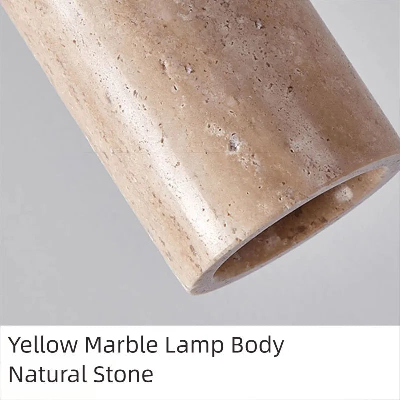 Japanese Stone Pendant Light E27 – Minimalist Nordic Hanging Lamp for Bedroom, Dining & Corridor