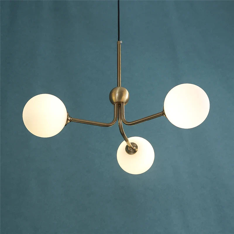 Modern Lustre Ceiling Chandeliers Living Room Bedroom Adjustable Ball Glass Hanging Lamp Nordic LED Home Decor Lighting Fixtures