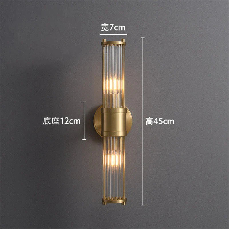 Modern Crystal LED Wall Lights Luxury Art Living Room Bedroom Bedside Corridor Dining Room Lighting Decoration Indoor Wall Lamps