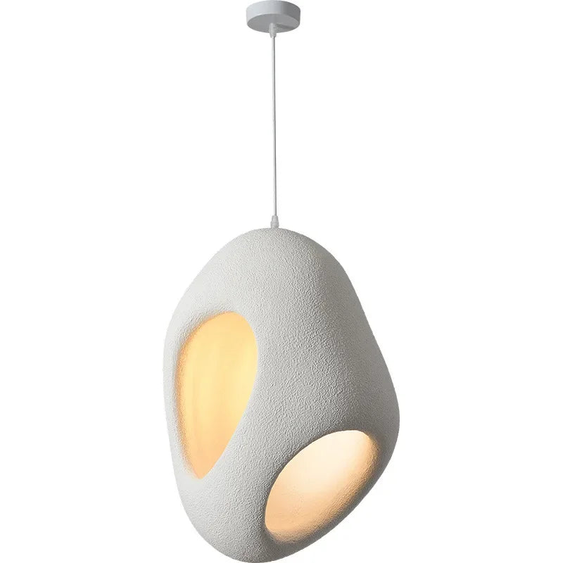 Hollow Out Design Wabi-sabi Led Restaurant Pendant Chandelier for Lving Dining Room Home Decor Bedside Suspension Lamp Fixtures