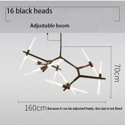Nordic Satellite Chandelier – Modern Branch LED Ceiling Light Fixture