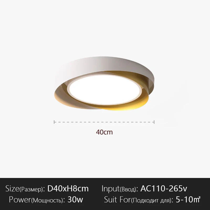 Modern Ceiling Lights LED Round Design | Flush Mount