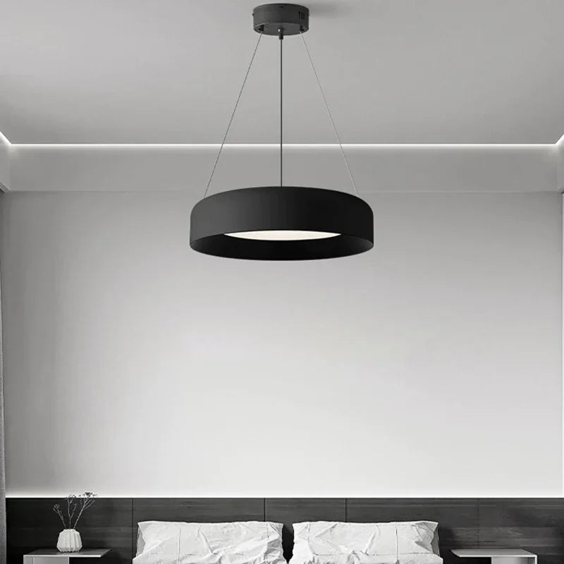 Modern LED Ring Pendant Light – Minimalist Circular Ceiling Lamp