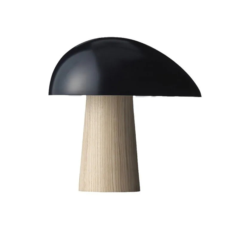 Danish Designer Resin Table Lamp for Bedroom Hotel Bedside Atmosphere LED Desk Modern Mushroom Shaped Lighting Indoor Decor