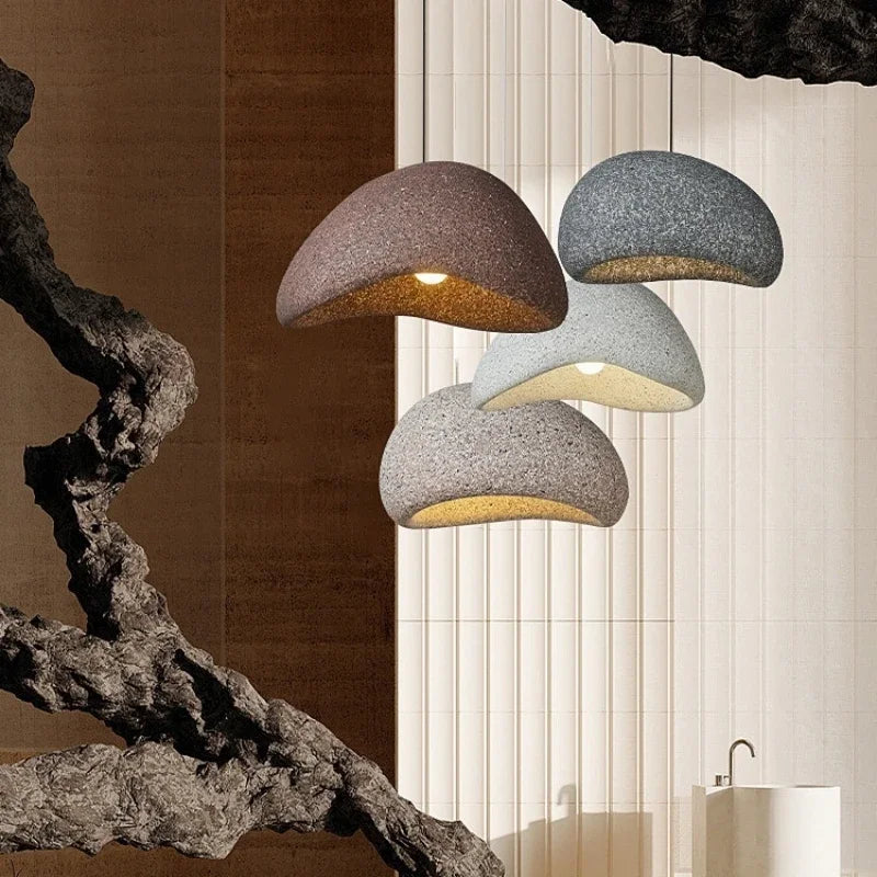 Wabi-Sabi Pendant Light – Nordic Minimalist Hanging Lamp