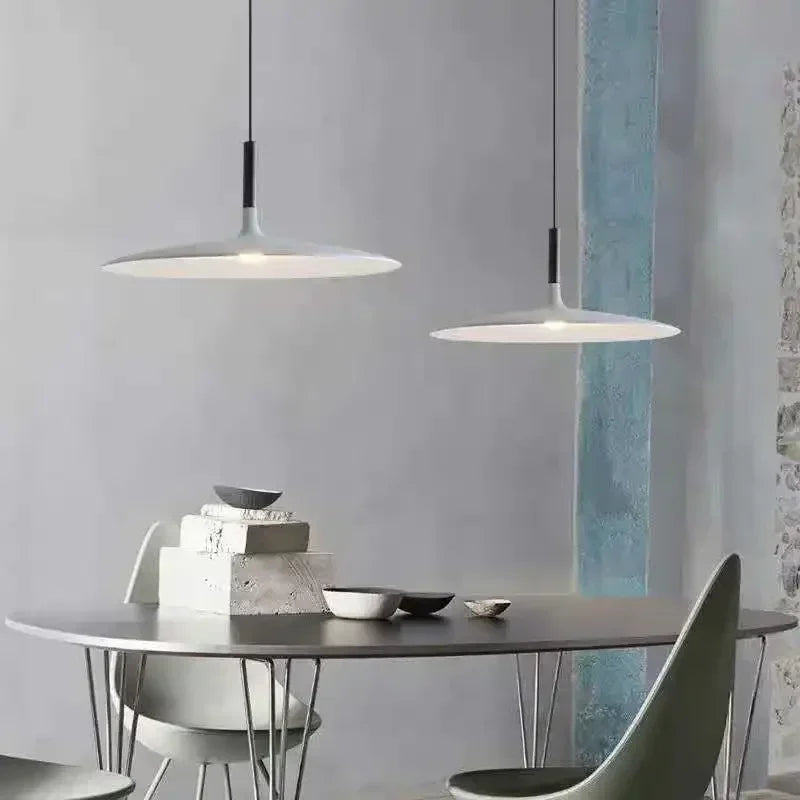 Modern UFO Pendant Light LED – Nordic Industrial Designer Lamp for Dining Room, Kitchen & Bar
