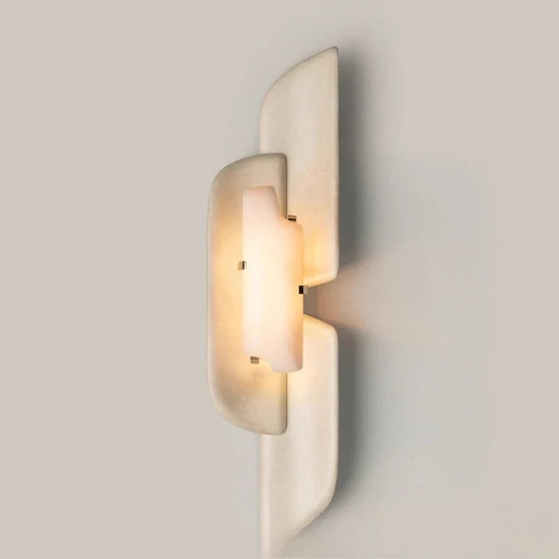 Nordic Marble Acrylic Wall Lamp – Modern Up & Down LED Wall Light