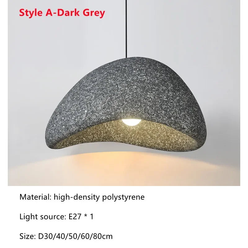 Wabi-Sabi Pendant Light – Nordic Minimalist Hanging Lamp