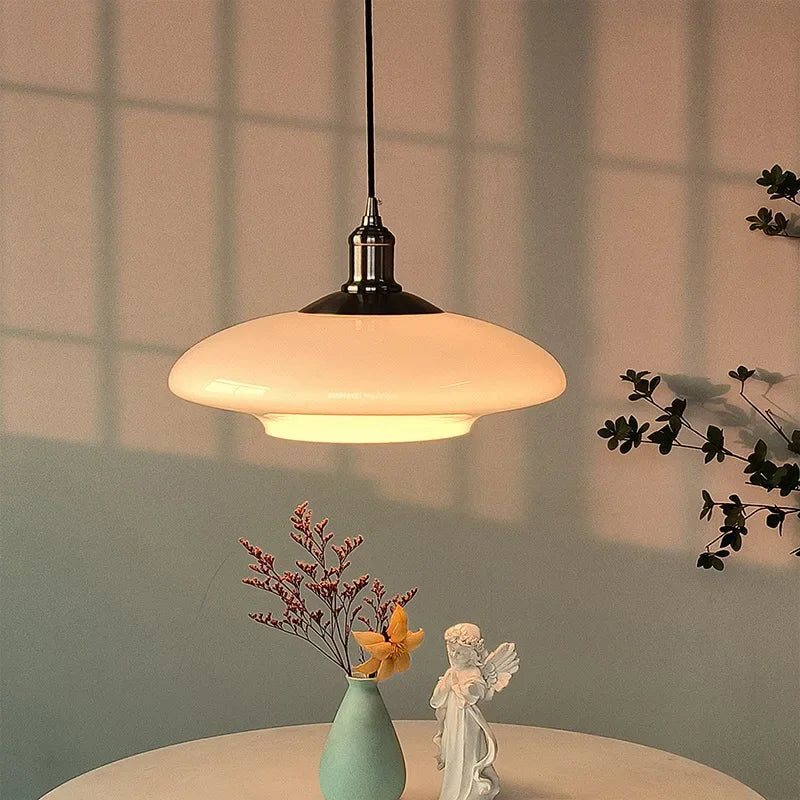 American Industrial Style Glass Pendant Light Restaurant Kitchen Island Chandelier Living Room LED E27 Art Decor Hanging Lamp