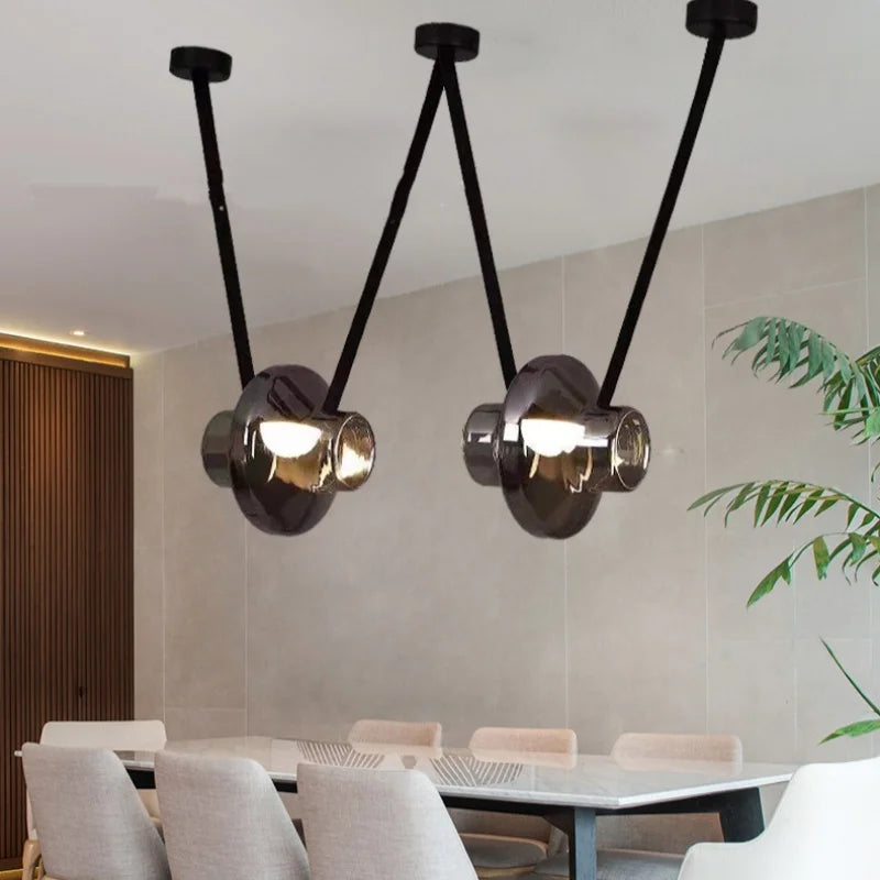 Italian Designer Glass Pendant Light – Modern Luxury LED Hanging Lamp